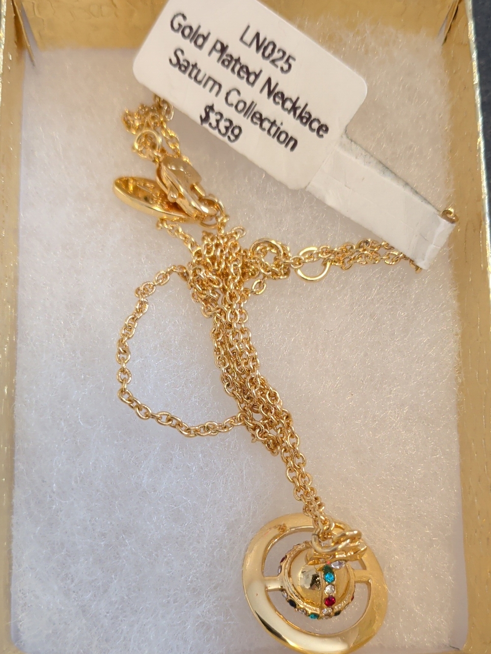 Saturn necklace